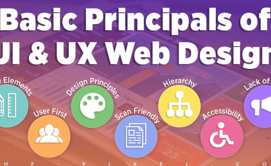 Basic Principals of UI and UX Web Design