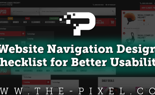 Website Navigation Design Checklist for Better Usability