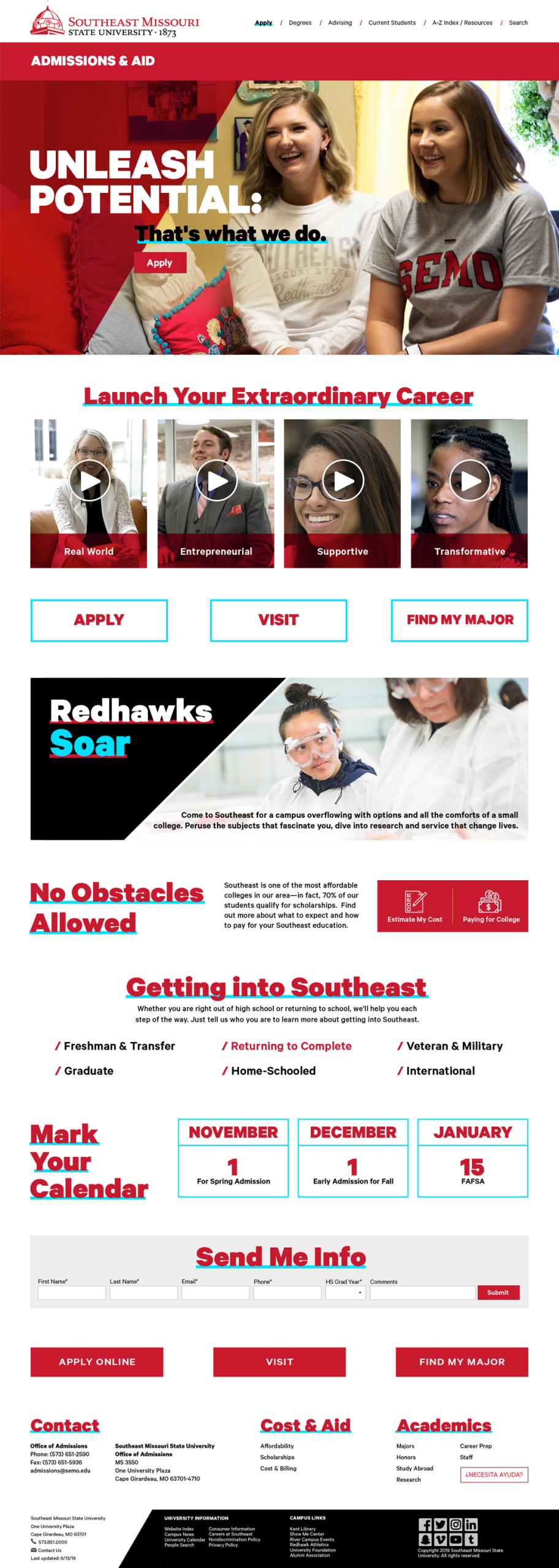 Before/after landing page with stronger CTA hierarchy and simplified forms