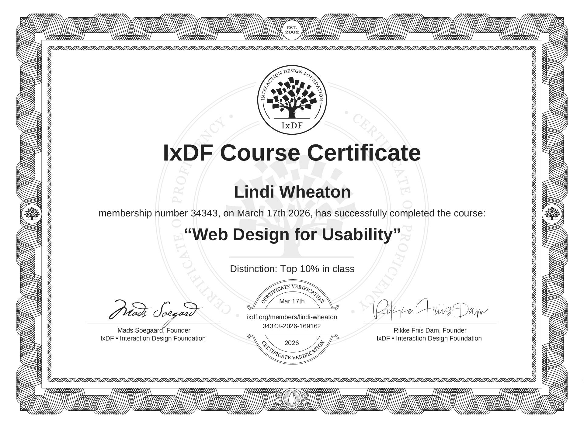 certificate-web-design-for-usability